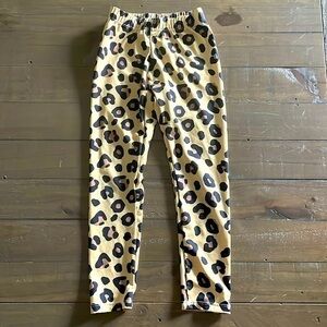 Girls cheetah leggings size XS – 5